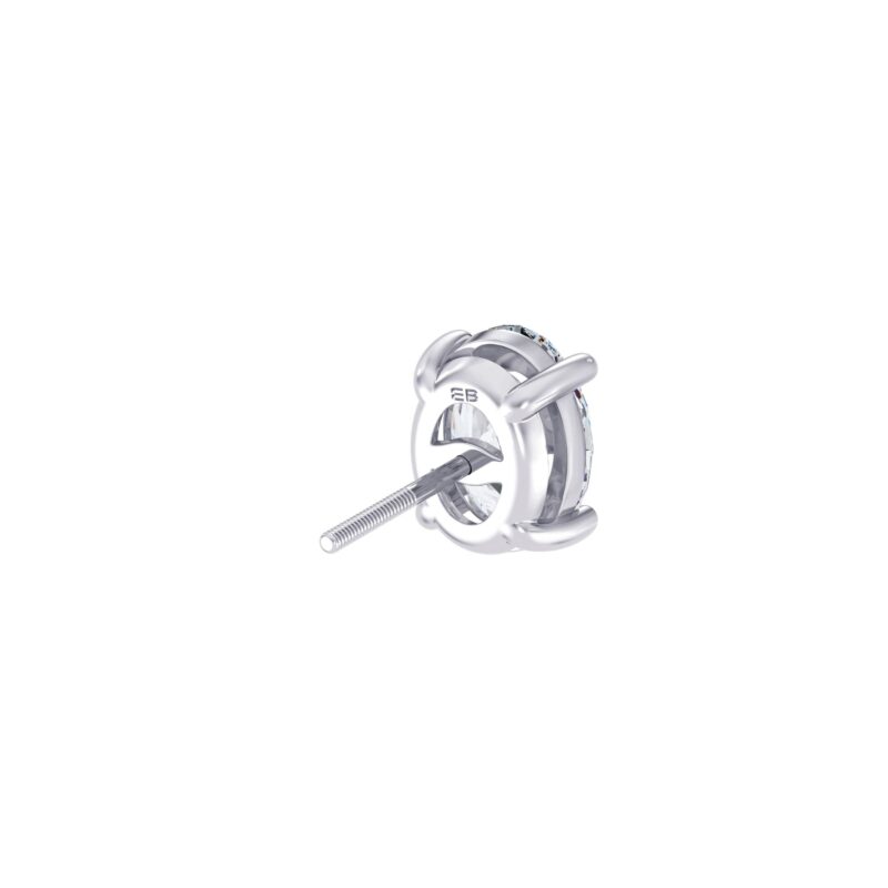 Magnus Oval Solitaire Earring
