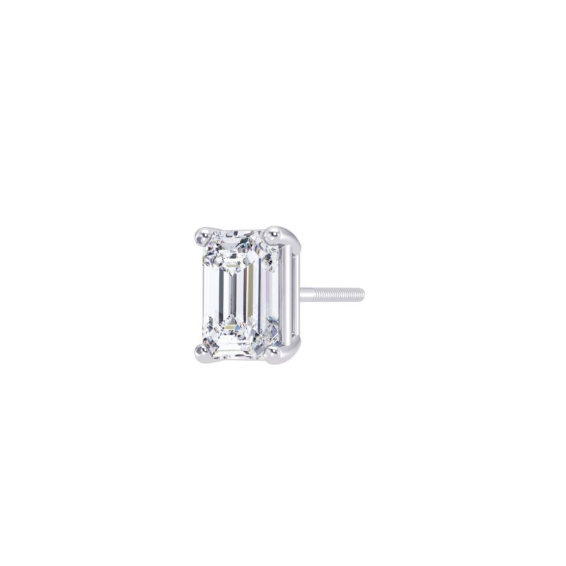Opus Emerald Solitaire Earring