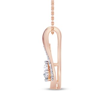 Blaze Solitaire Diamond Pendant