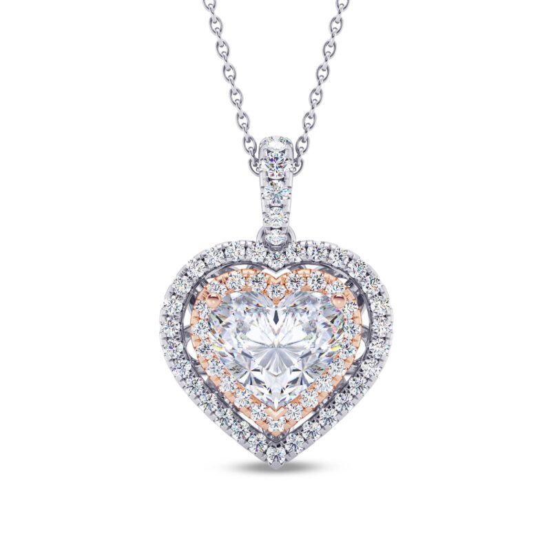 Heartfelt Embrace Diamond Pendant