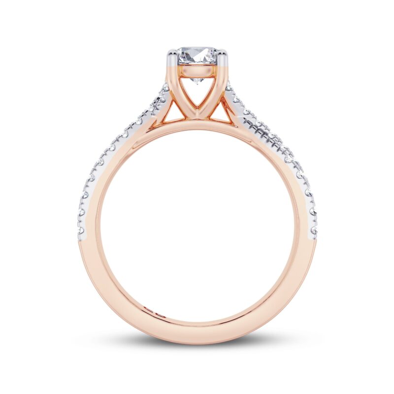 Brilliant Twist Diamond Ring