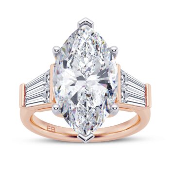 Regal Marquise Engagement Ring