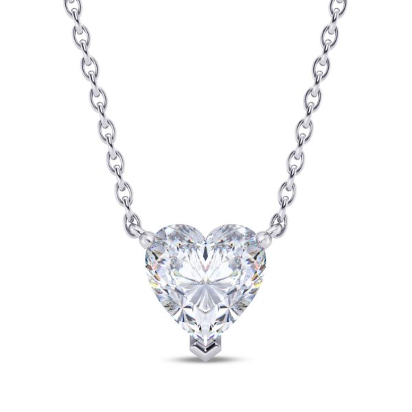 Alluring Heart Diamond Pendant