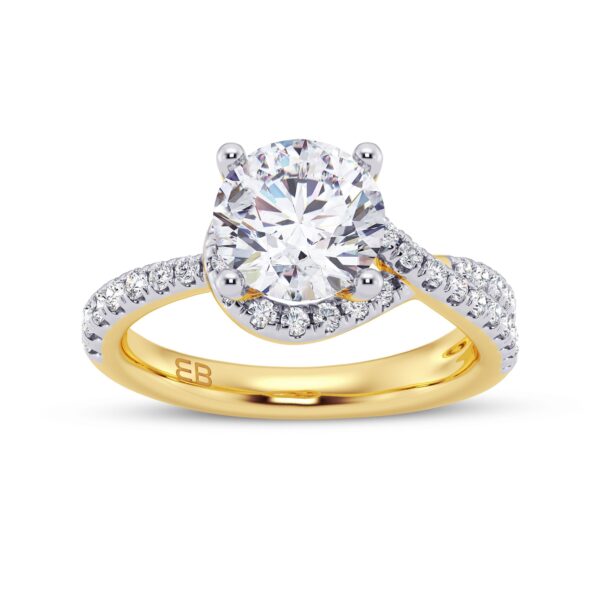 Pear-fect Stroke Engagement Ring