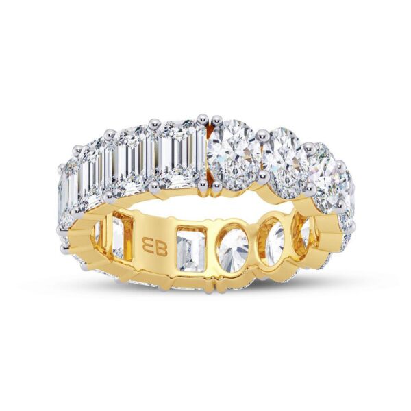 Bold Scallop Eternity Ring