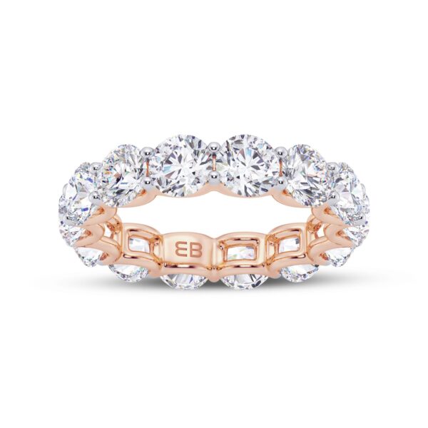 Bold Scallop Eternity Ring