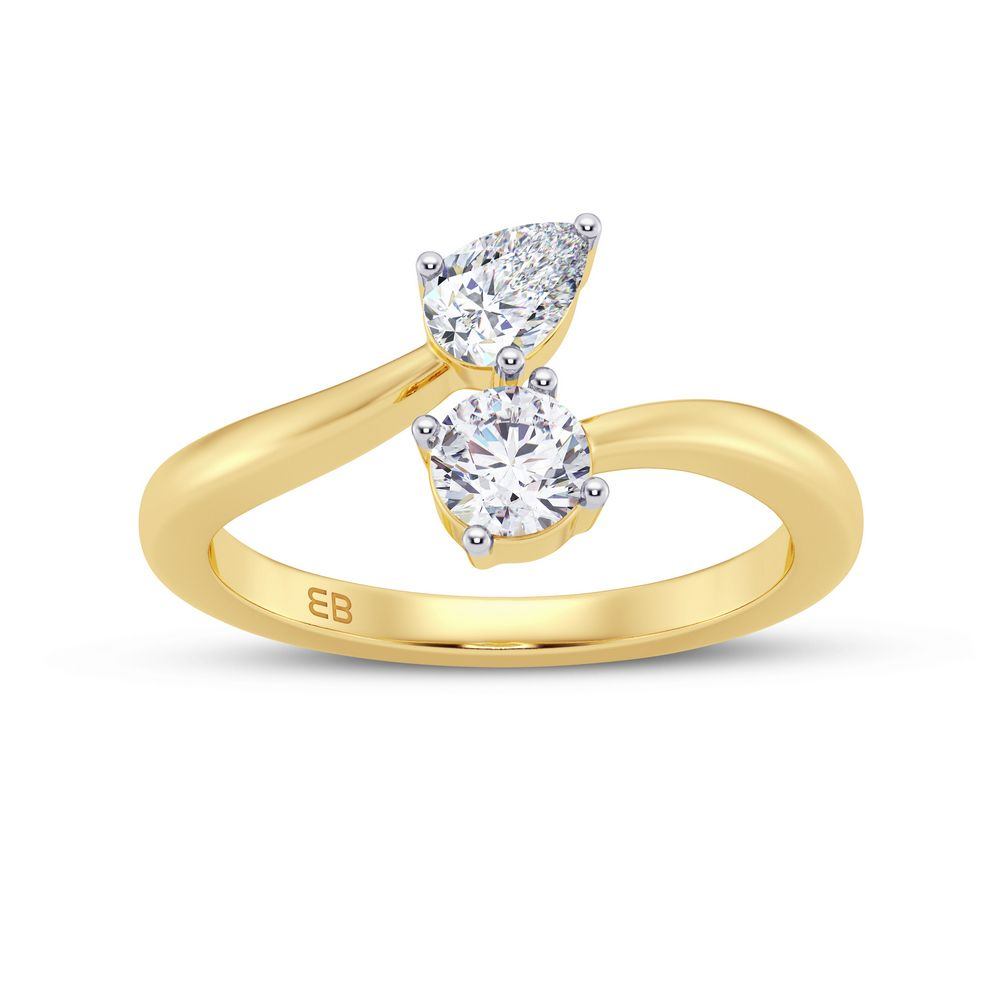 5.47TCW Pear & Cushion Cut Moissanite Two Stone Wedding Ring 925 Sterling  Silver | eBay