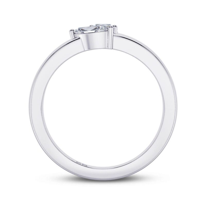 Round & Marquise Moderna Two Stone Ring