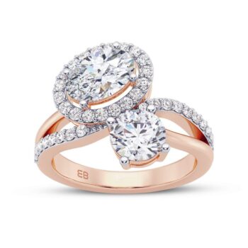 Moderna Twist Diamond Ring