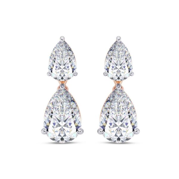 Drop Duo Diamond Earring