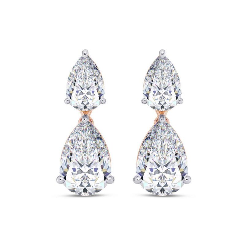 Drop Duo Diamond Earring