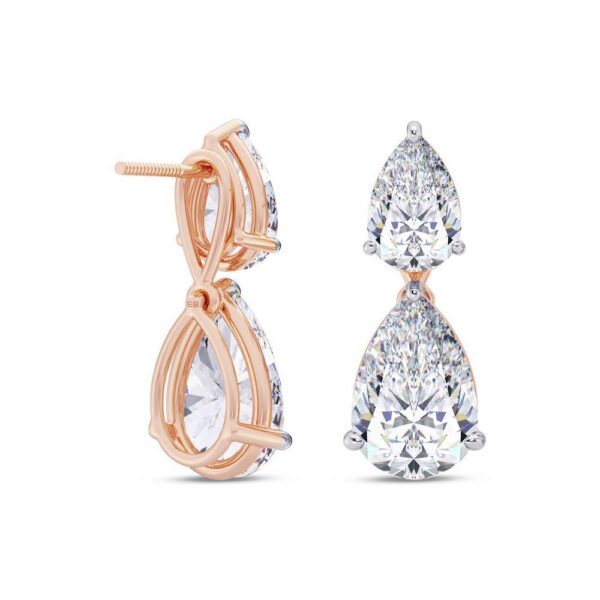 Drop Duet Diamond Earring