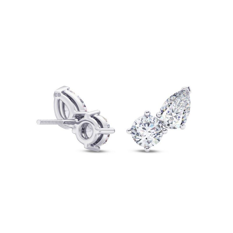 Sparkle Two Stone Earring