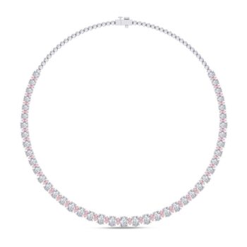 Majestic Oval Diamond Necklace