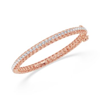 0.05 cts each Quaint Filigree Openable Bangle