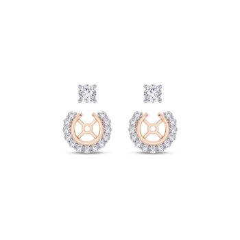 Semi-circlet Duet Earring