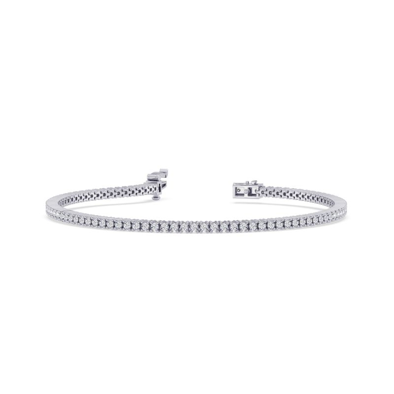 Luxurious 7.00CT Cushion and Round Cut Diamond Tennis Bracelet in 14KT –  Primestyle.com