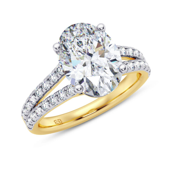 Serene Oval Engagment Ring