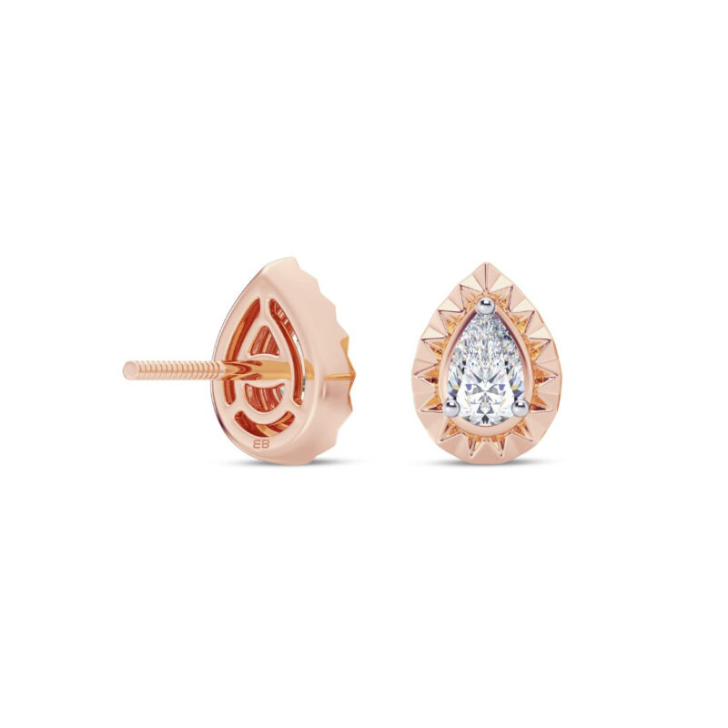 Lucent Pear Flexi Diamond Earring