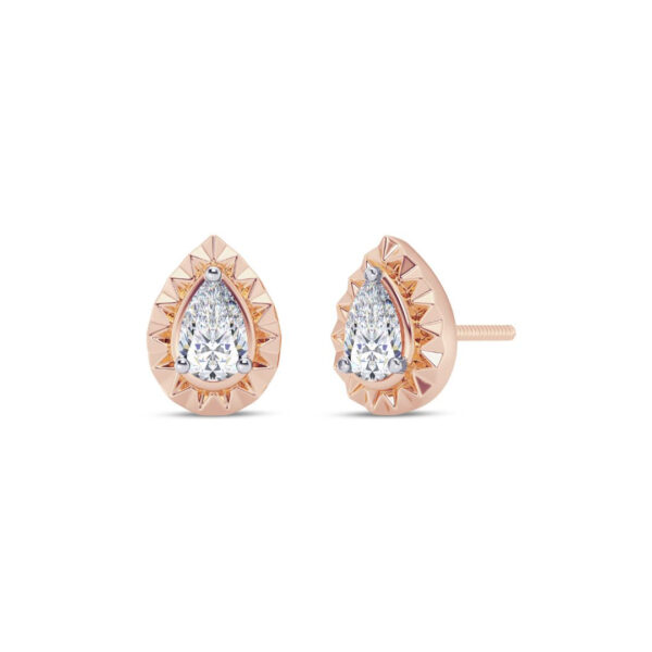 Lucent Pear Flexi Diamond Earring