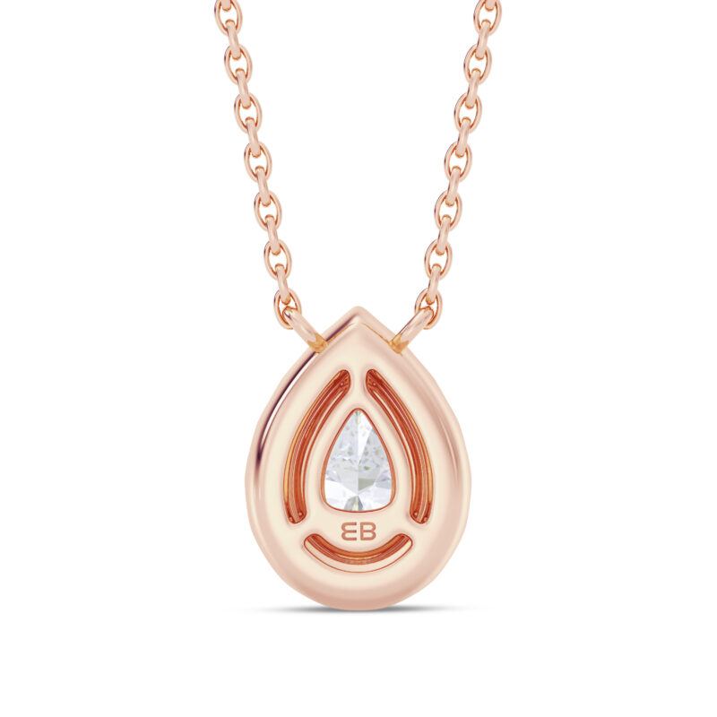 Lucent Pear Diamond Pendant