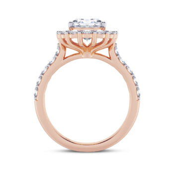 Striking Oval Engagement Ring