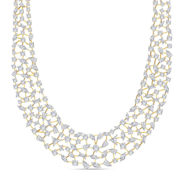Golden Dew Diamond Necklace