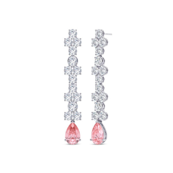 Chic Blush Diamond Earrings