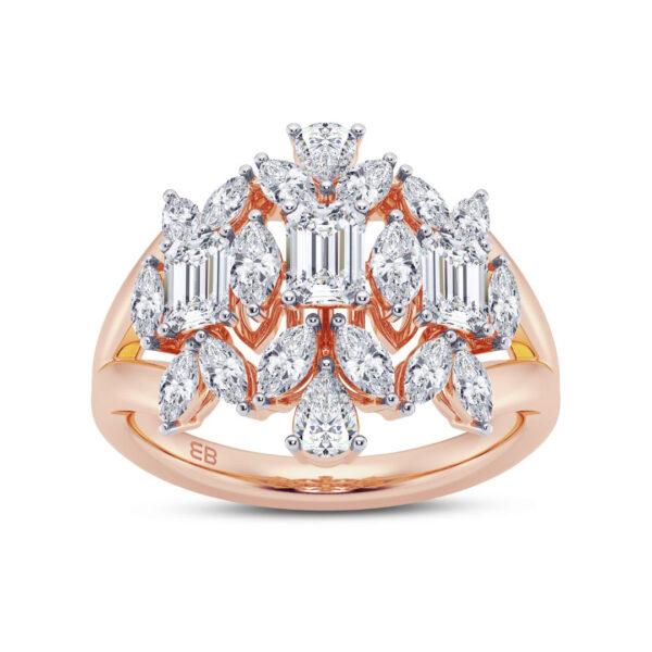 Gleaming Extravaganza Diamond Ring