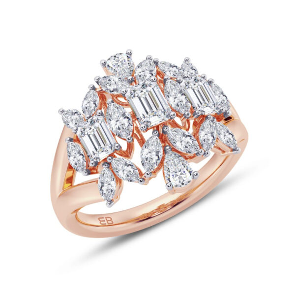 Gleaming Extravaganza Diamond Ring