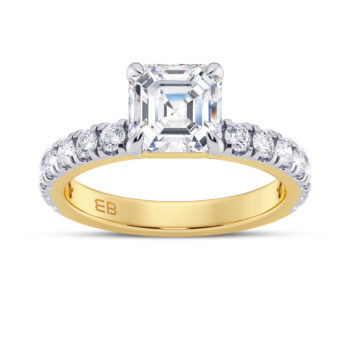 Classic Asscher Engagement Ring