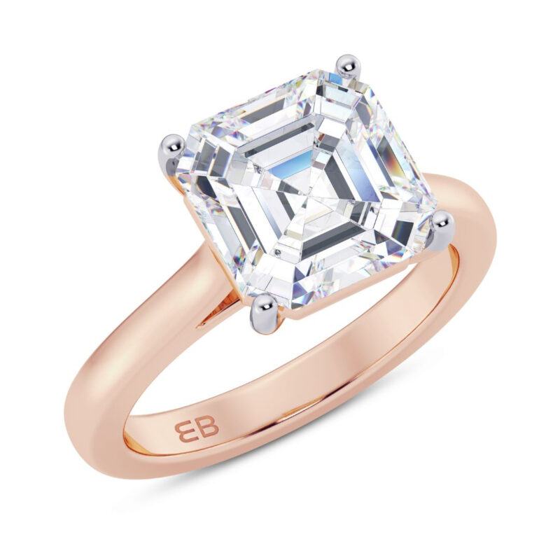 Bold Asscher Diamond Ring