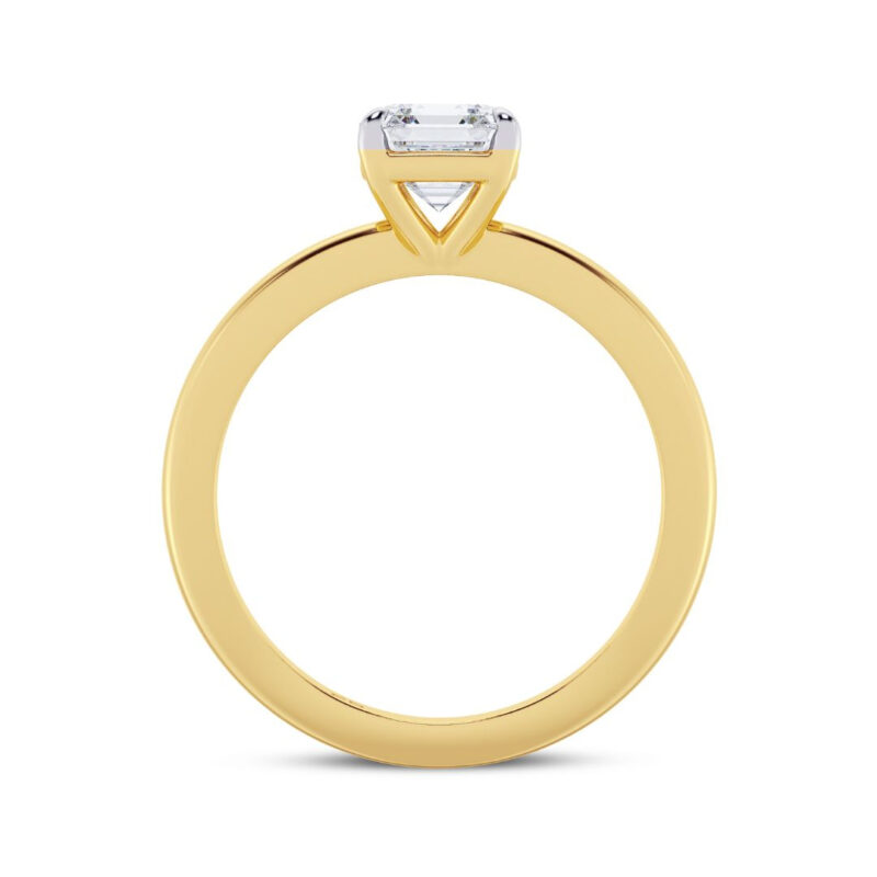 Classic Asscher Diamond Ring