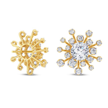 Starburst Diamond Earring