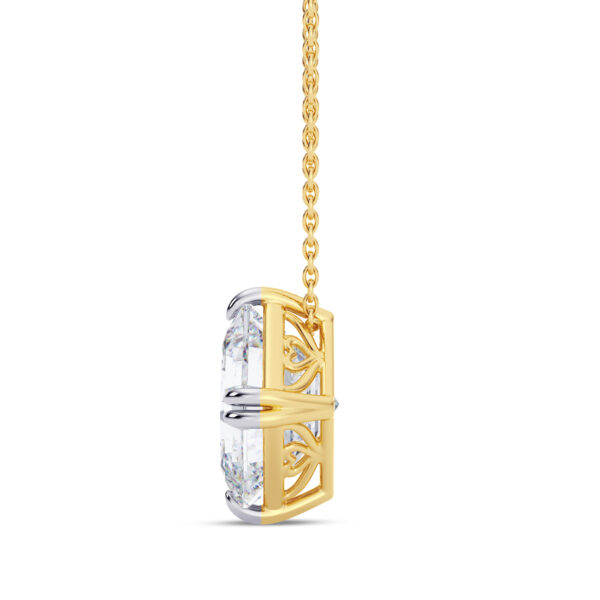 Bold Asscher Pendant