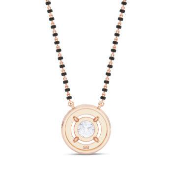 Petite Round Halo Mangalsutra