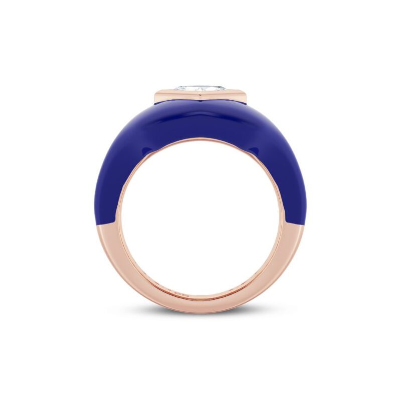 Cobalt 1 ct Bold Princess Ring