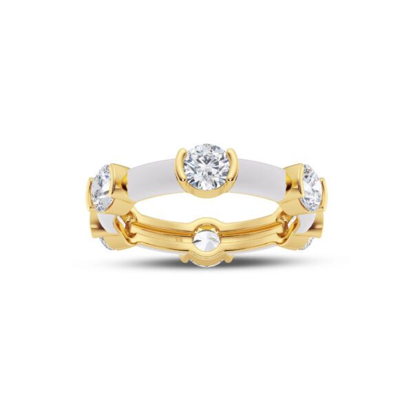 White Stellar Ring