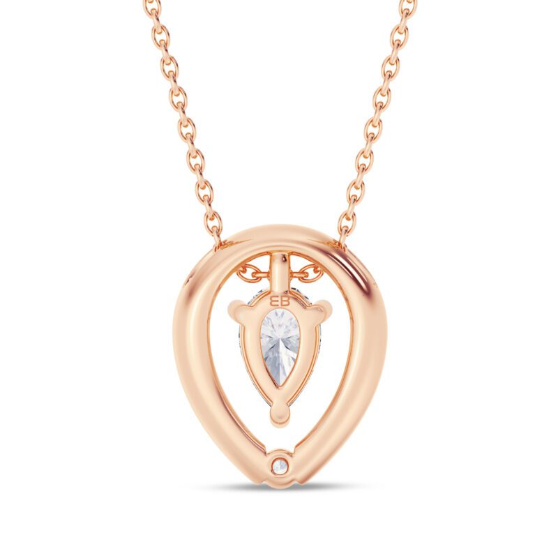 Pear Caress Diamond Pendant