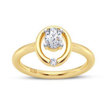 Oval Caress Diamond Ring