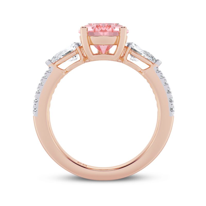 Pear Blush Engagement Ring