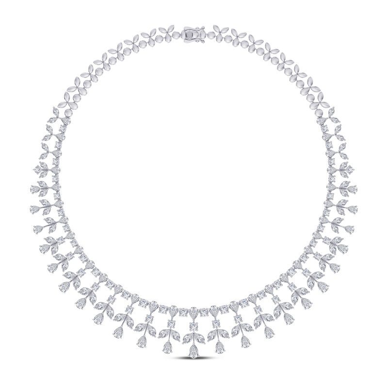 Solar Gleam Diamond Necklace