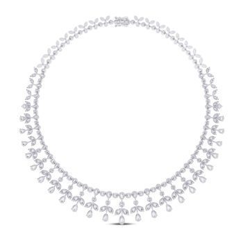 Solar Gleam Diamond Necklace