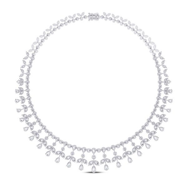 Solar Gleam Diamond Necklace