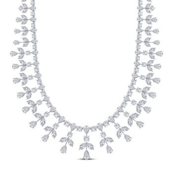 Solar Gleam Diamond Necklace