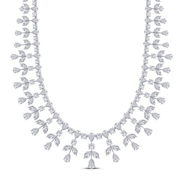 Solar Gleam Diamond Necklace