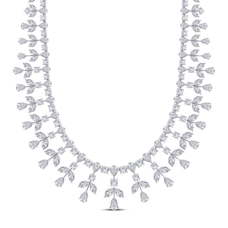 Solar Gleam Diamond Necklace