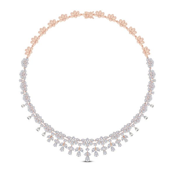 Floral Fantasy Diamond Necklace