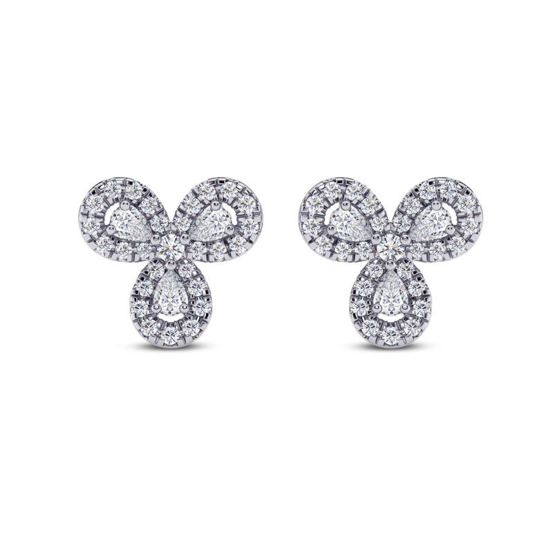 Pear-fect Trifecta Diamond Earring